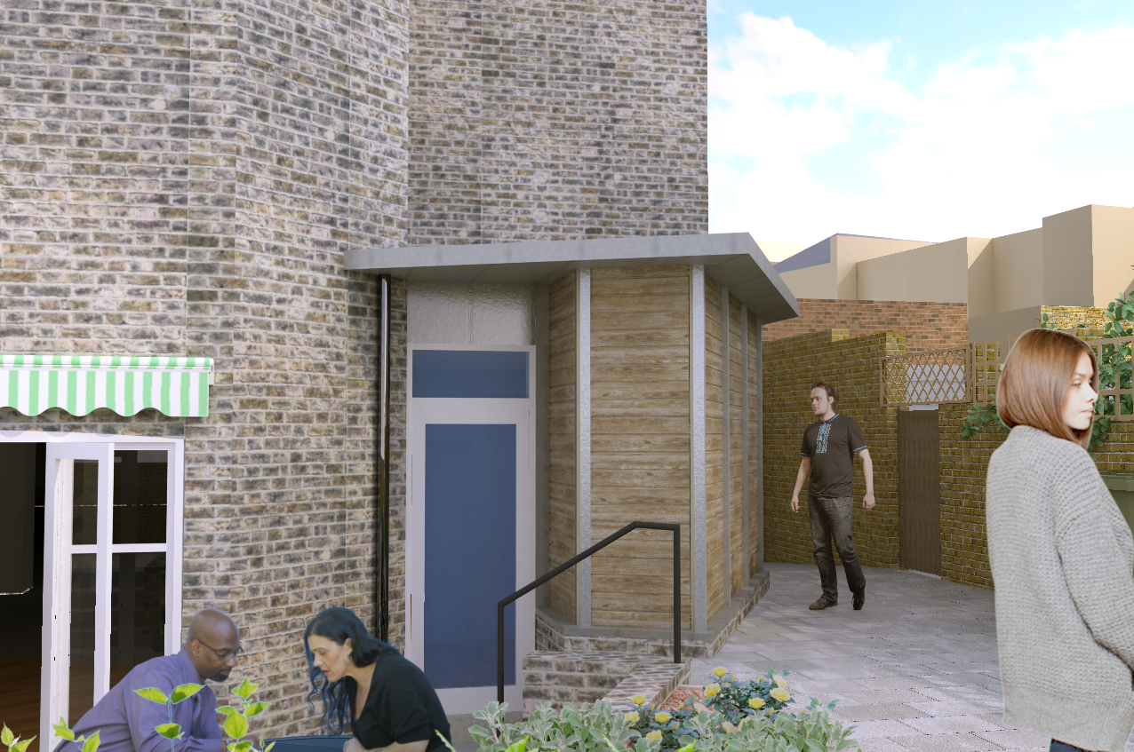 visualisation of extension to Vineyard Community Centre